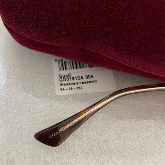 Gucci Frames GG0191OA black and pearl white - Picture 6 of 7